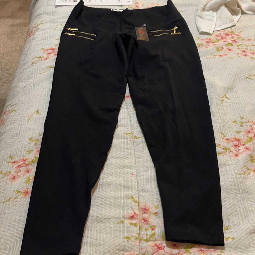 BON BON UP Size 2XL **Zipper Side Leggins Faja Levanta Cola *Colombian